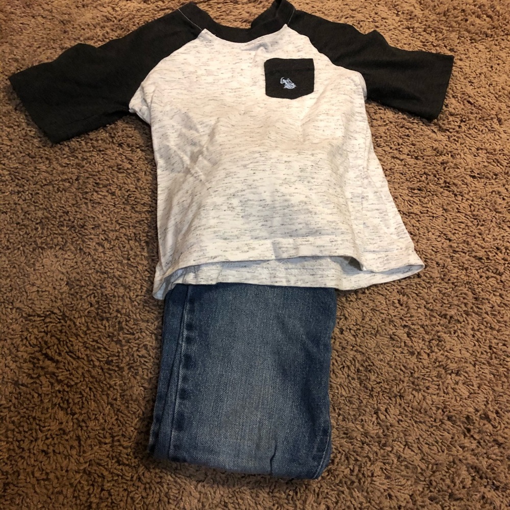 Boys raglan tee short sleeve - NWOT